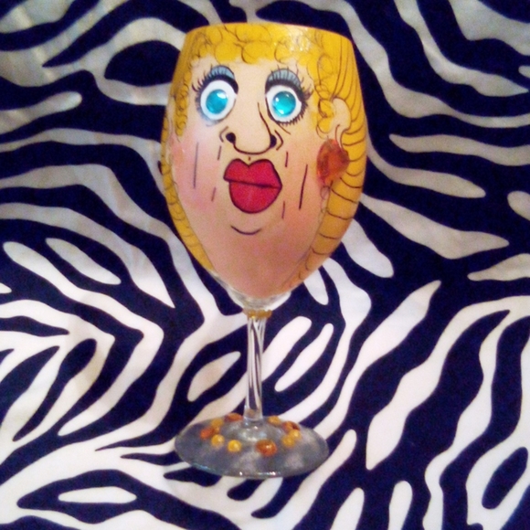 Decorative Wine Glass